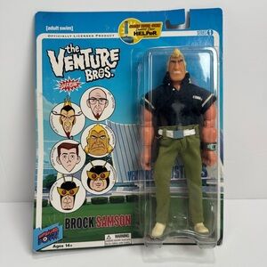 The Venture Bros Brock Samson Adult Swim Bif Bang Pow Action Figure Series 1